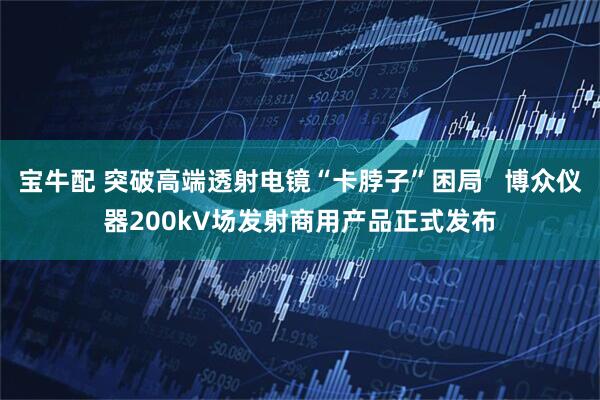 宝牛配 突破高端透射电镜“卡脖子”困局   博众仪器200kV场发射商用产品正式发布